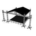 Lighting Event Bolt Spigot Stage Truss Roof System Aluminum Roof Truss System for Outdoor Events