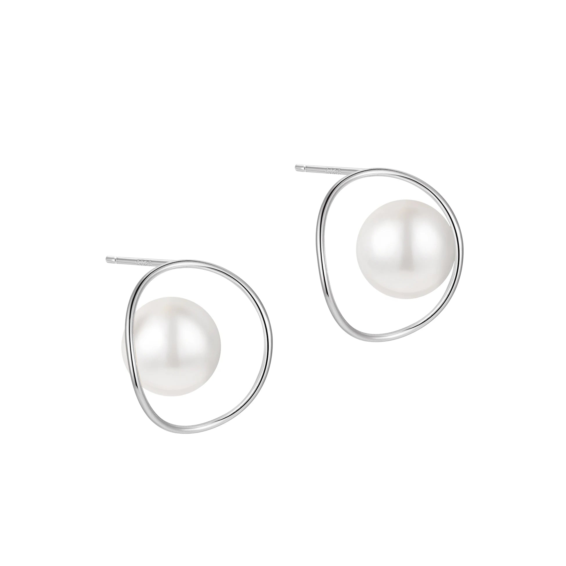 NEW Trendy 925 Sterling Silver Plated Gold STUD EARRINGS Gift Jewelry for Women