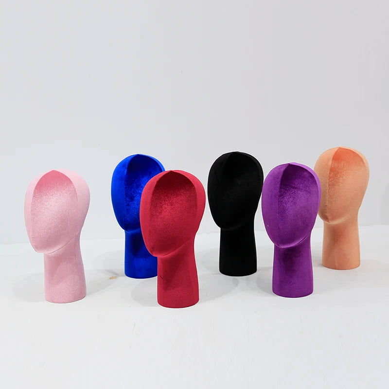 Velvet Hat Display Mannequin Head