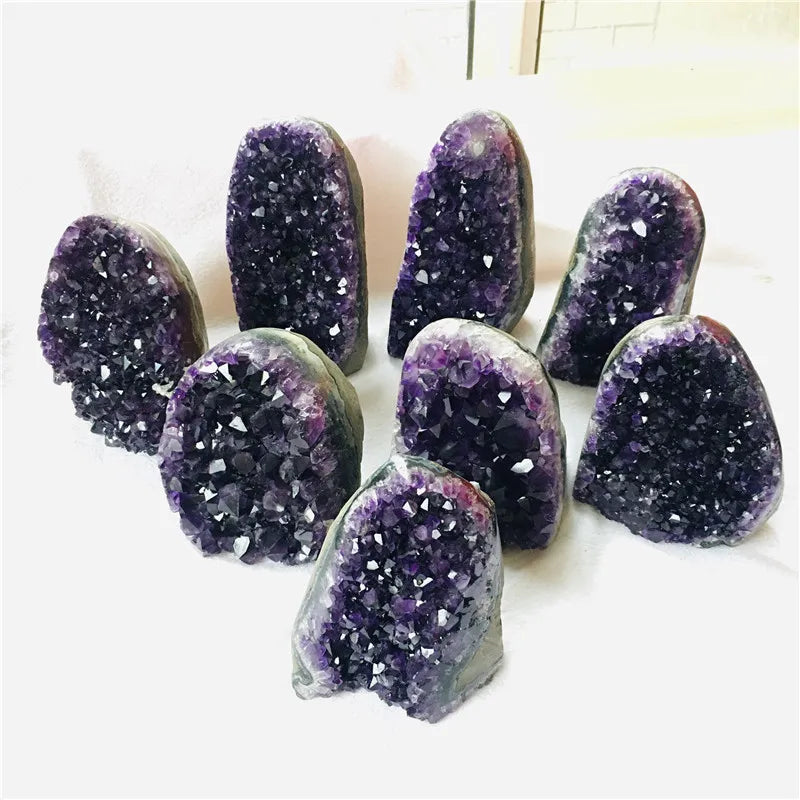 Wholesale Natural Amethyst Cluster Crystal Geode Mineral Specimen Crystal Clusters for Decoration