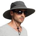 Sun Hat Unisex Waterproof Wide Brim Bucket Boonie Hat UV Protection Polyester/Cotton Spring Summer Autumn Fishing Hiking Garden