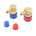 AC R134A Quick Connector Adapter Coupler R12 to R134A A/C Manifold Gauge HVAC Auto Air-conditioning High/Low Side Quick Coupler