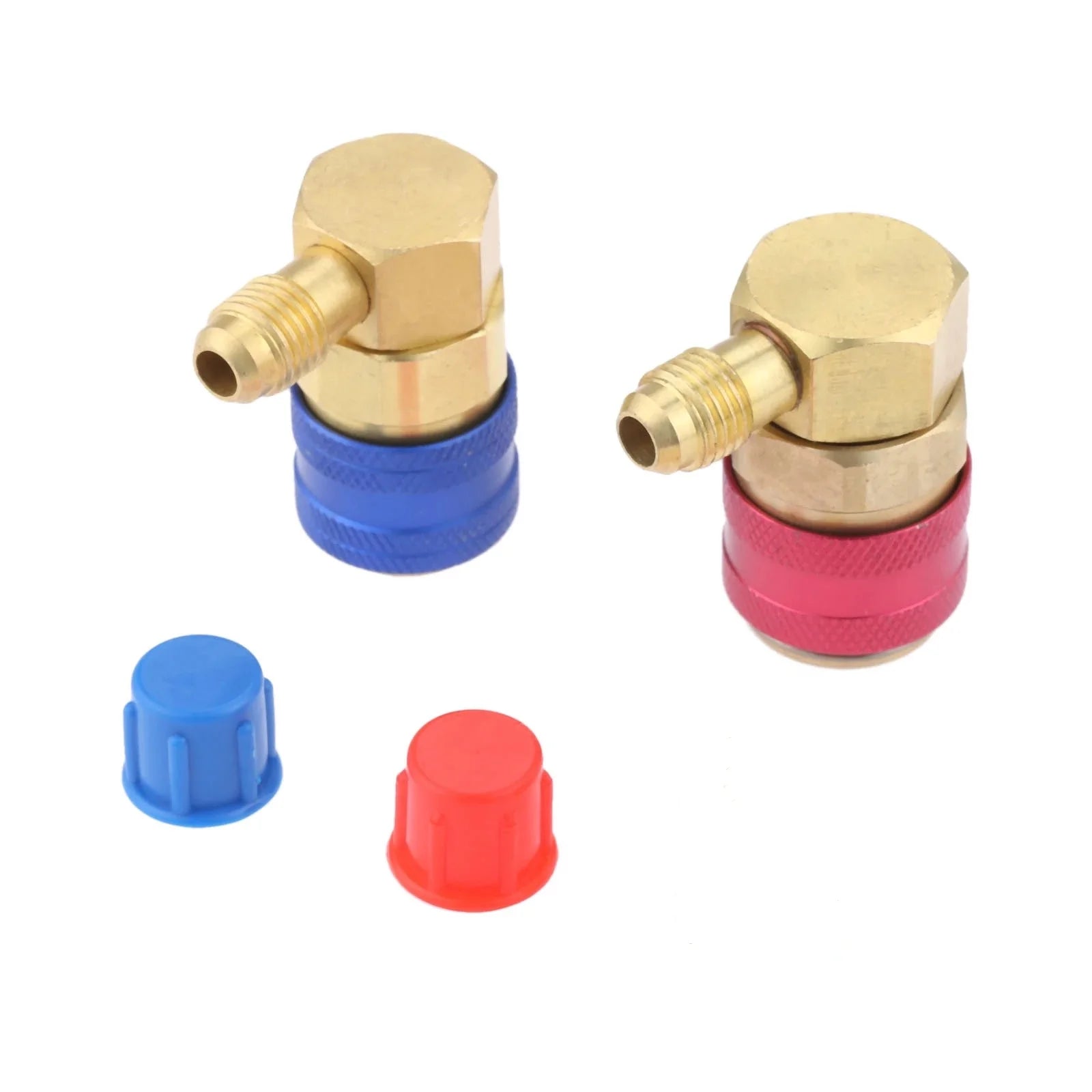 AC R134A Quick Connector Adapter Coupler R12 to R134A A/C Manifold Gauge HVAC Auto Air-conditioning High/Low Side Quick Coupler
