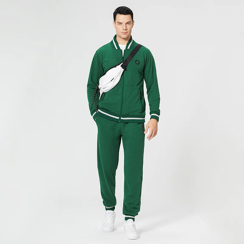 Soft Sweat Suits Men Casual Fall Clothing 2 Pieces Sets With Custom Logo Stylish Jogging Suit Tracksuit Sets