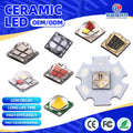 5W 10W 3V SMD 5050 Ceramic SMD LED Chip 600LM 1000LM 1600LM Warm White for Flashlights