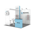 10x10 Quick Build Foldable Portable Aluminum Tension Fabric Modular Trade Show Booth