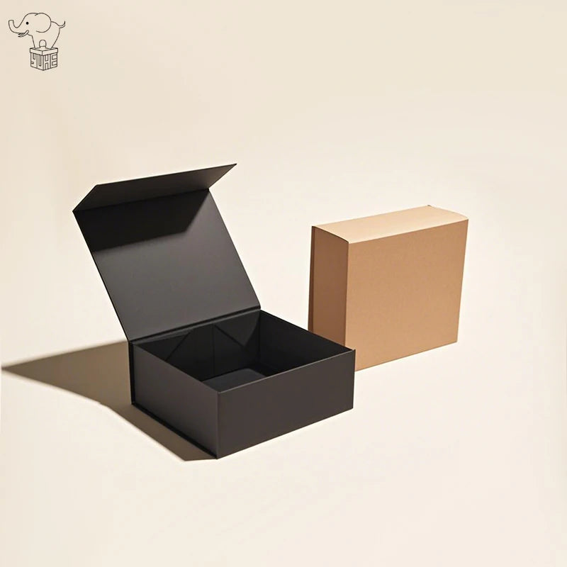 Custom Luxury Cardboard Magnetic Folding Packaging Gift Boxes with Logo for Cosmetics Beauty Clothing Jewelry Perfume