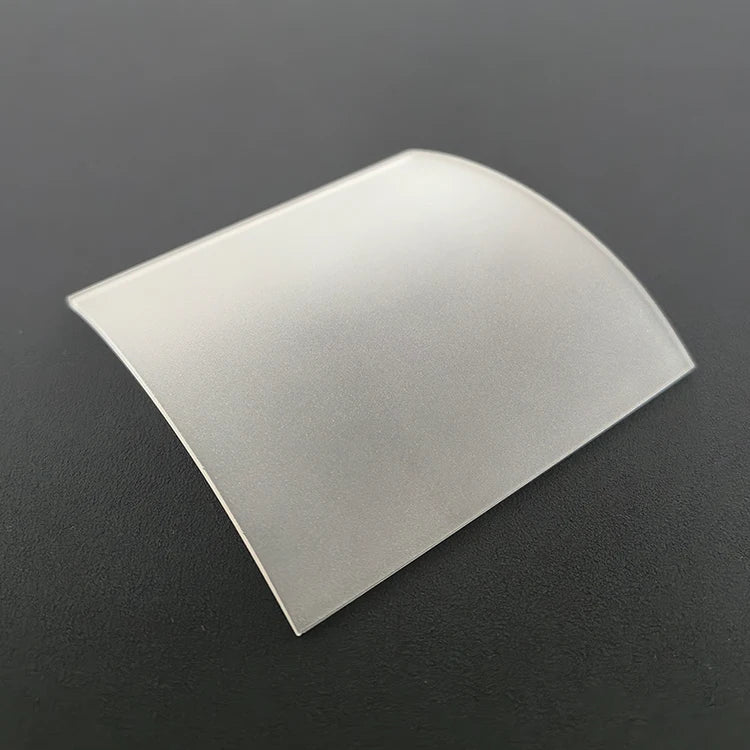 Alkali Acid Resistance Tempered Glass Frosted Curve Borosilicate Glass