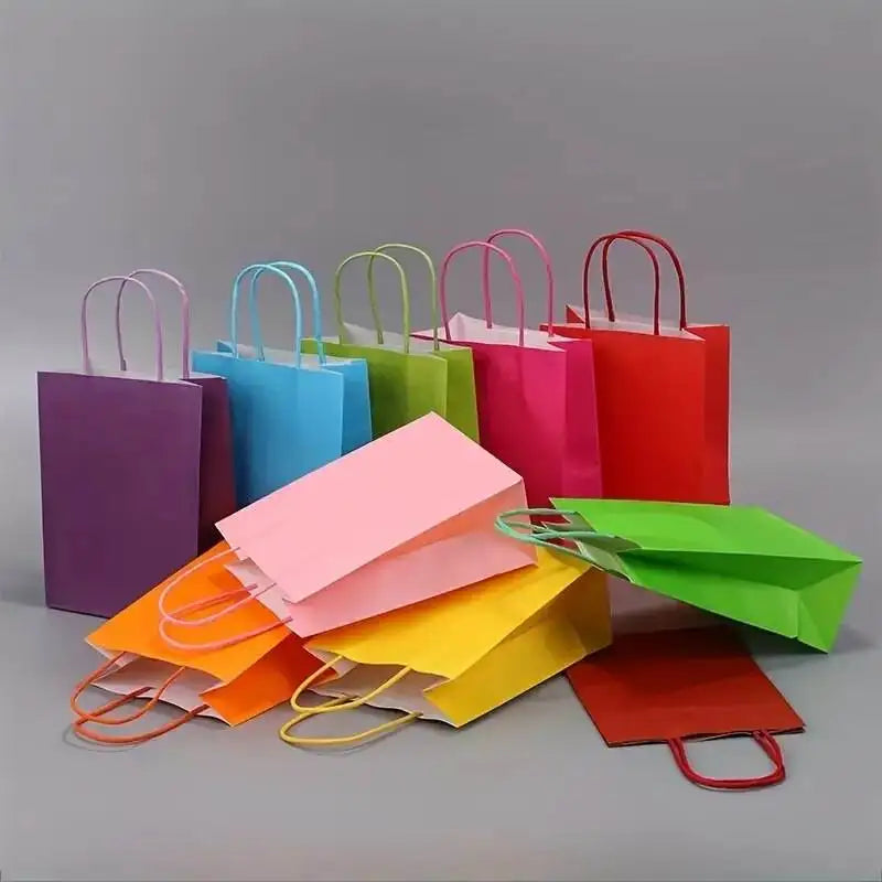 Premium Kraft Paper Bag with Window Custom logo for Bakery Food Packaging Eco-friendly