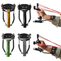 Fish Shooting Slingshot + Flashlight + Powerful Rubber Band Outdoor Fish shooting And Hunting Slingshots Package