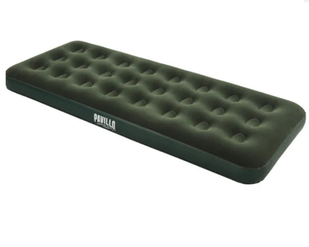 Bestway 67446 Inflatable Pvc Mattress Bed Durable Single Camping air Bed Outdoor