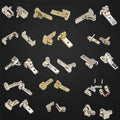 TR Eyewear Accessories Spring Hinge Combination Spring Glasses Leg Steel Hinge Slingshot Hinge Combination Spring Leg