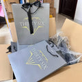 Custom Printed Biodegradable Gift Shopping Bags with Handlepackaging Brown Kraft Paper Bag