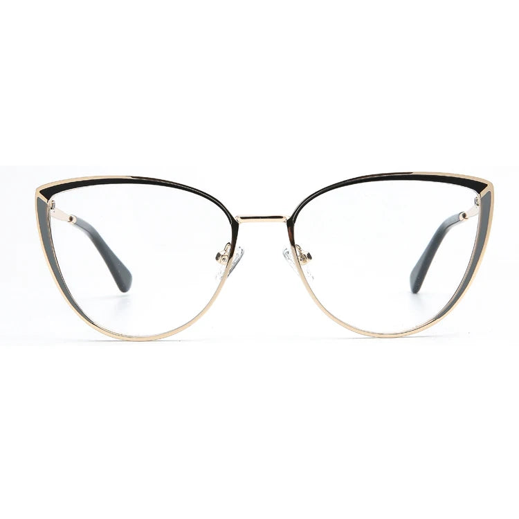 New Design Wholesale Customized Stainless Steel Metal Eyewear Frame Glasses Eyeglasses in Stocks