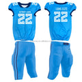 Custom Breathable Plus Size Short Sleeve American Football Uniforms with Embroidery and Sublimation Printing