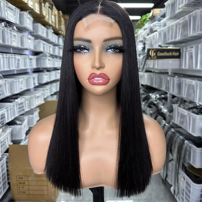 2*6 Transparent HD Vietnamese Bone Straight SDD Bob Wig Factory Wholesale Cheap Hot Sale Lace Frontal Bob Wig for Women