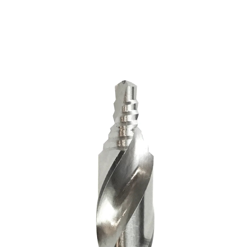 Type-250-VT Vortex Pilot Point Mechanic Step Twist Drill Bit With 3-Flats on the Shank 15/64 Diameter Step Twist Drill Bit