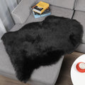 Soft 2ft X 3ft Faux Fur Sheepskin Rug Washable Chair Cover Seat Pad Area Rugs Carpet for Living Room Bedroom Sofa Camping Car