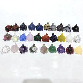 Selling Natural Crystal Carving Animal Gemstone Crystal Turtle for Decoration