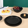 8 Inch 10 Inch Stock Porcelain Matte Flat Dinner and Dessert Plate for Hotel and Restaurant or Dinning Room Shrinkage Glaze