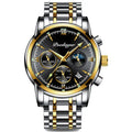 POEDAGAR Fashion Casual Mens Watches Top Brand Steel Sport Watch Waterproof Quartz Luminous Wristwatch 8058