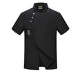 Absorbent Chef Uniform Short Sleeve Shirt Waterproof Kitchen Workwear Coat for Men Breathable Mesh Chef Jacket Uniforms