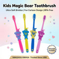 Factory Wholesale Cute Animal Cartoon Design Colorful Kids Toothbrush Soft Toothbrush Oem Tooth Brush Set Toothbrush Disposable