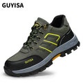 GUYISA  Outdoor Hiking Safety Shoes Customizable with Steel Toe for Work for Winter Summer Autumn