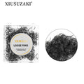 XIUSUZAKI Pointy Medium Pointy Base Eyelash Extensions Sharp Thin Long Stem Dark Volume Premade Fans Loose Lashes Trays