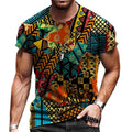 Colorful Abstract Art 3D Printed African Graphic T-Shirts for Men Women Holiday Streetwear Harajuku Kids Tops Tees Clothing