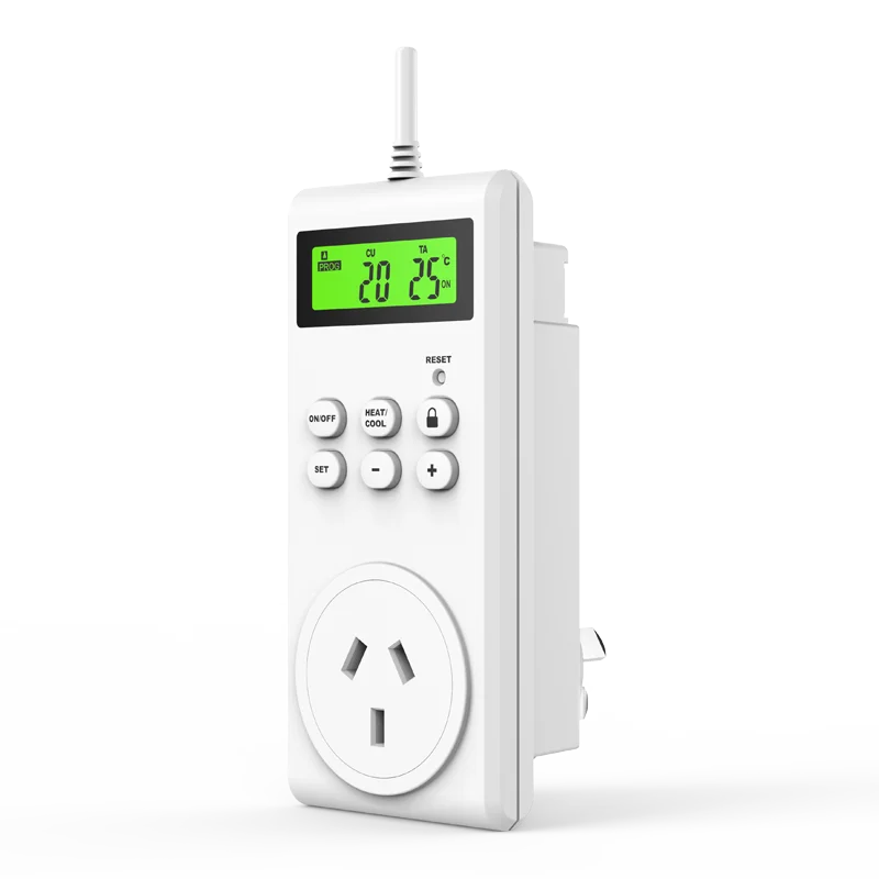 Portable Design Plug in Remote Control Floor Heating Thermostat for Electric Heating Panel