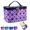 Multifunctional Waterproof Cosmetic Bag Women Leather Travel Make up Organizer Zipper Makeup Case Pouch Laser PU Bags Logo