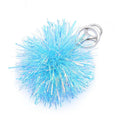 Cheerleading Pom Poms Key Chain Doll Accessories Bag Purse Cheerleader Charms for Kids and Adults Fun Toy