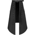 Baige Steampunk Gothic Vintage Victorian Costume Gypsy Hippie Street Punk Black Skirt