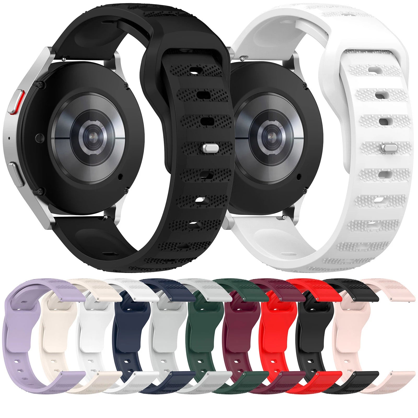 Cheap Price Strap for Samsung Galaxy Watch 6 Sport Silicone Bracelet Band for Galaxy Watch 6 20mm 22mm Rubber Strap Bands