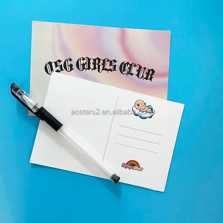 New Style Custom Design Personalized 4x6inches Thank You Card 10x15cm Greeting Card