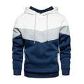 Autumn Winter Youth Hoodie Color-Matched Loose Casual Pullover Hooded Collar Side Seam Insert Bag Hoodie