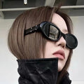 DOISYER Y2K New Women's Sunglasses Small Square Frame Designer Fashion Wholesale Custom Colors Blue Gold Red Material PC Pilot