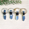 2024 New Arrivals Popular Gemstone Natural Blue Kyanite Pendants Irregular Rough Stone Black Tourmaline Charms for DIY Jewelry