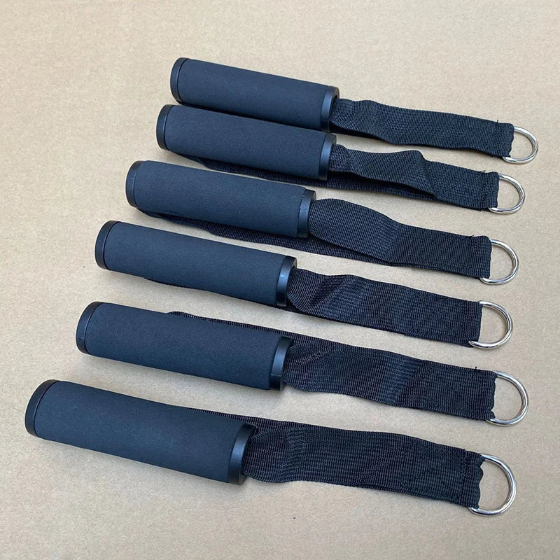 Gym Strength Training Heavy Duty Exercise Strap Resistance Band Foam Handle With D Ring MegaBDM