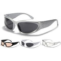 Neutral Minimal Style Wrap Around Sunglasses New Y2K Designer Women Sports Girls Bulk Gafas De Sol Hombre Sunglasses
