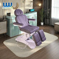 Union Win Foam Topper Eyelash Extension Purple Leather Massage 5 Motor Curve Beauty Cosmetic Salon Electric Lash Bed