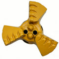 200mm 3 Wing PDC Drill Bit Concave Design Steel Body for Grouting Hole Gas Drainage Slope Support Water Well Geothermal