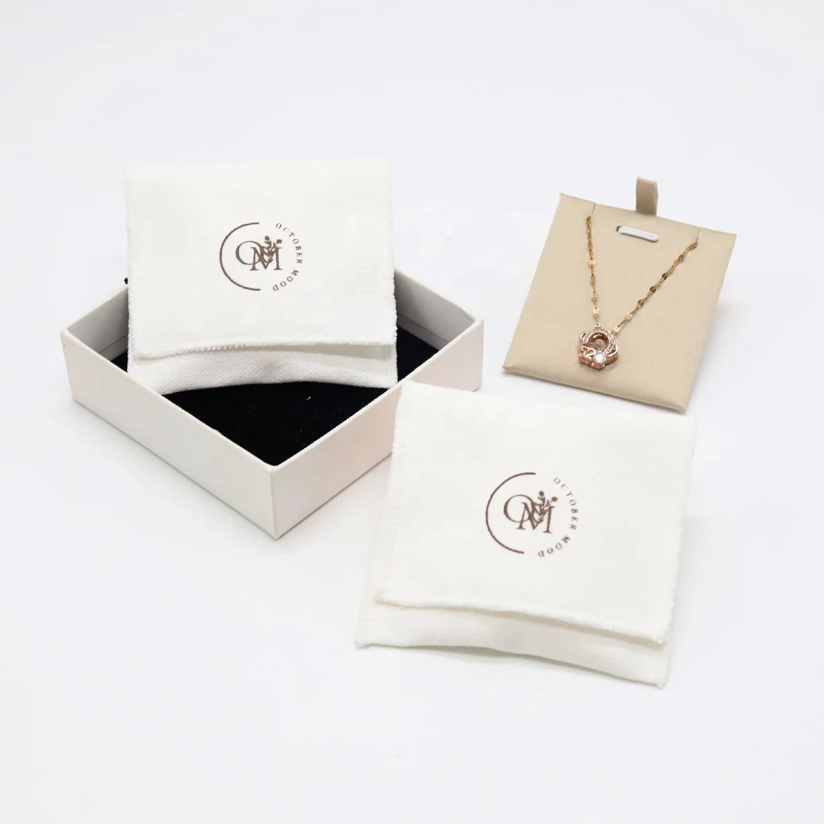 Hot Sale Mini Jewelry Pouch Packaging Bag Luxury Envelope Earring Flap Bag Small Earring Envelope Pouch