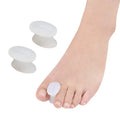 Soft Silica Gel Toe Spacers Straightener and Corrector Overlapping Hallux and Bunions Cushion Stretcher