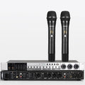 Depusheng REV3800 Professional Digital Audio Effects Processor With 2 UHF Handheld Microphones With Karaoke Concert