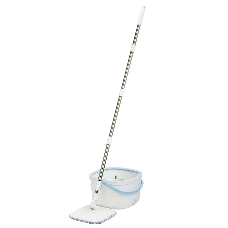 DOOSO Cleaning Floor Cleaner Mop Flat Dust Microfiber Mop Drying Rotary Washing Mop Bucket