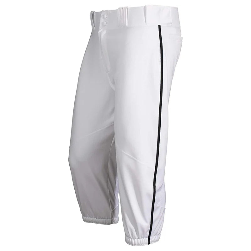 Custom Logo Blank Long Baseball Pants for Youth Wholesale Cropped Baseball Pants 3/4 Baseball Pants for Boys/Girl
