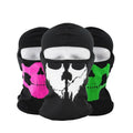 Outdoor Cosplay Ghosts Riding Hood Motorcycle Skull Full Mask One Hole Balaclava Custom Print Logo