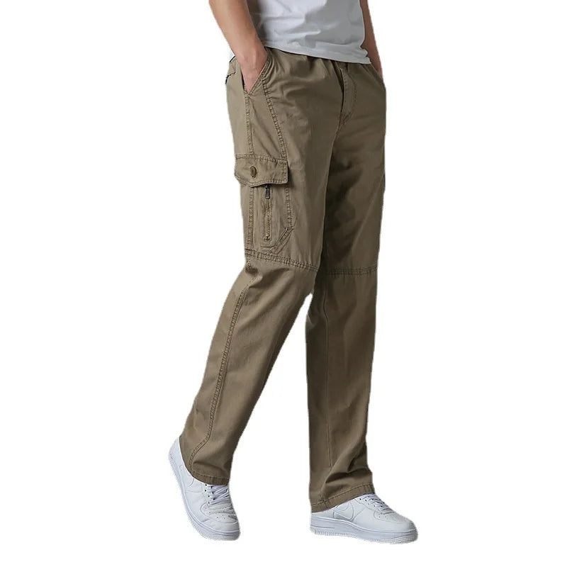 Luxury Straight Trousers Men Lounge Pants Draw String Men Cargo Jogger Pants